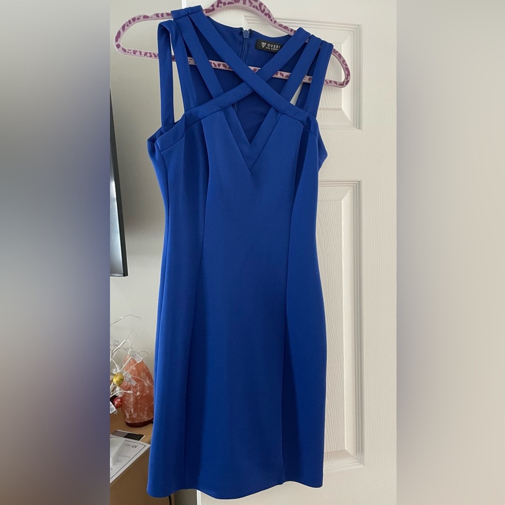 Blue Classy Guess Dress